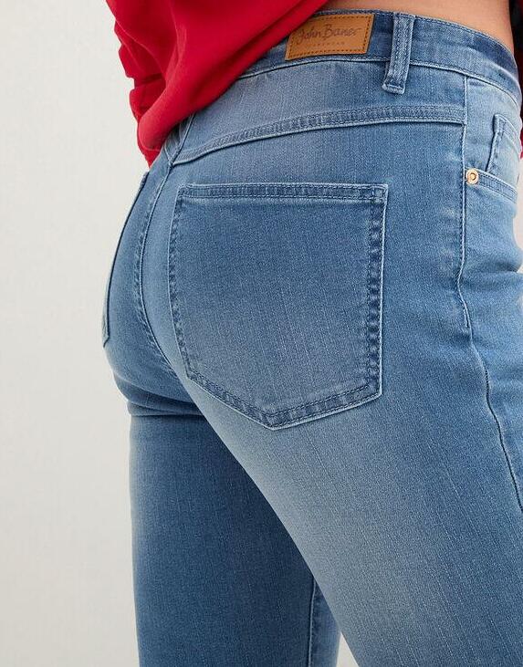 SPODNIE JEANSOWE RURKI