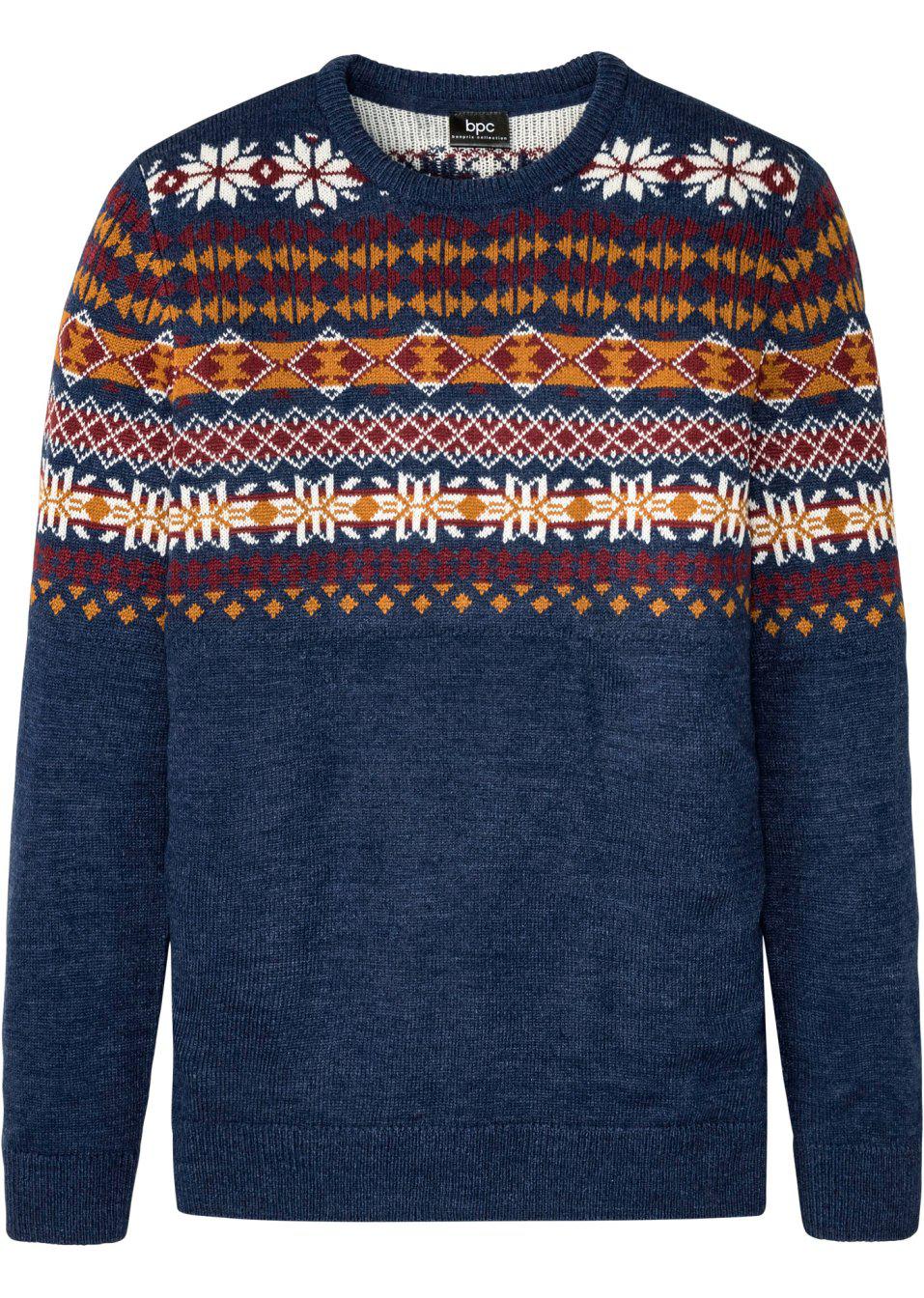 SWETER ZE WZOREM