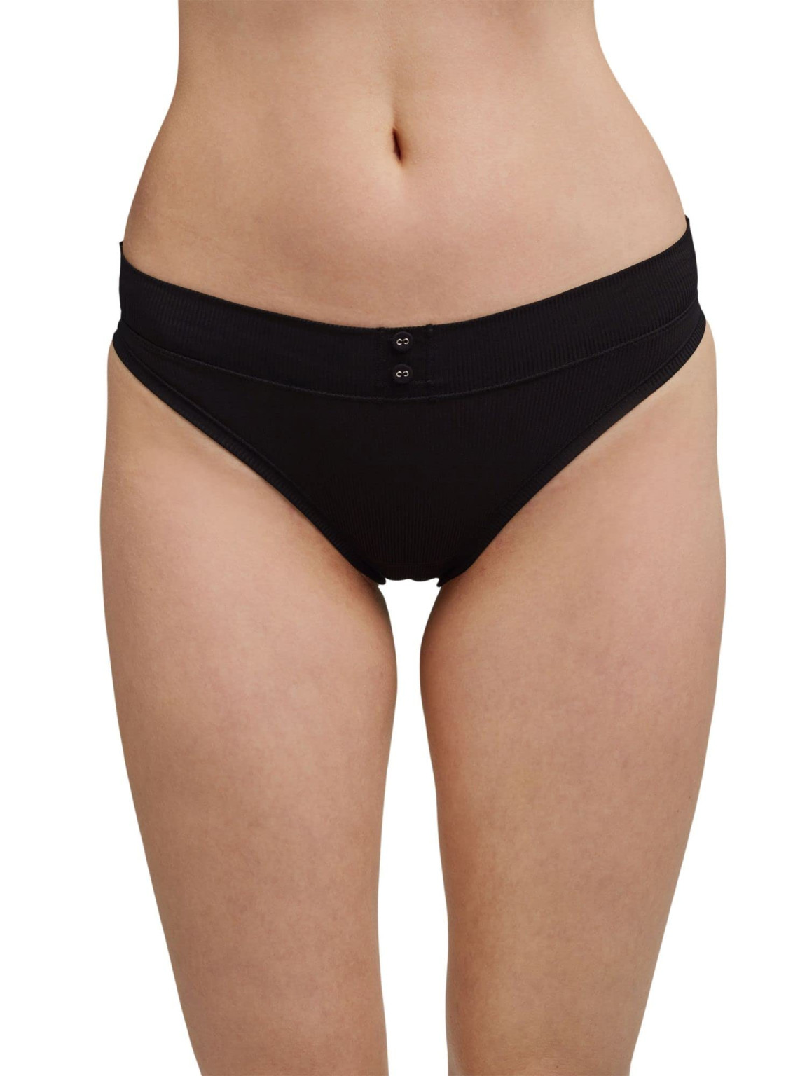 CZARNY DÓŁ OD BIKINI GUZIKI