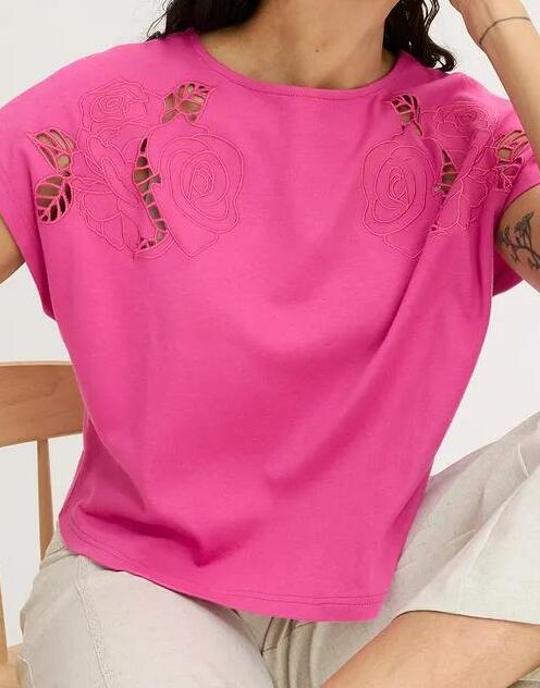T-SHIRT Z KRÓTKIM RĘKAWEM