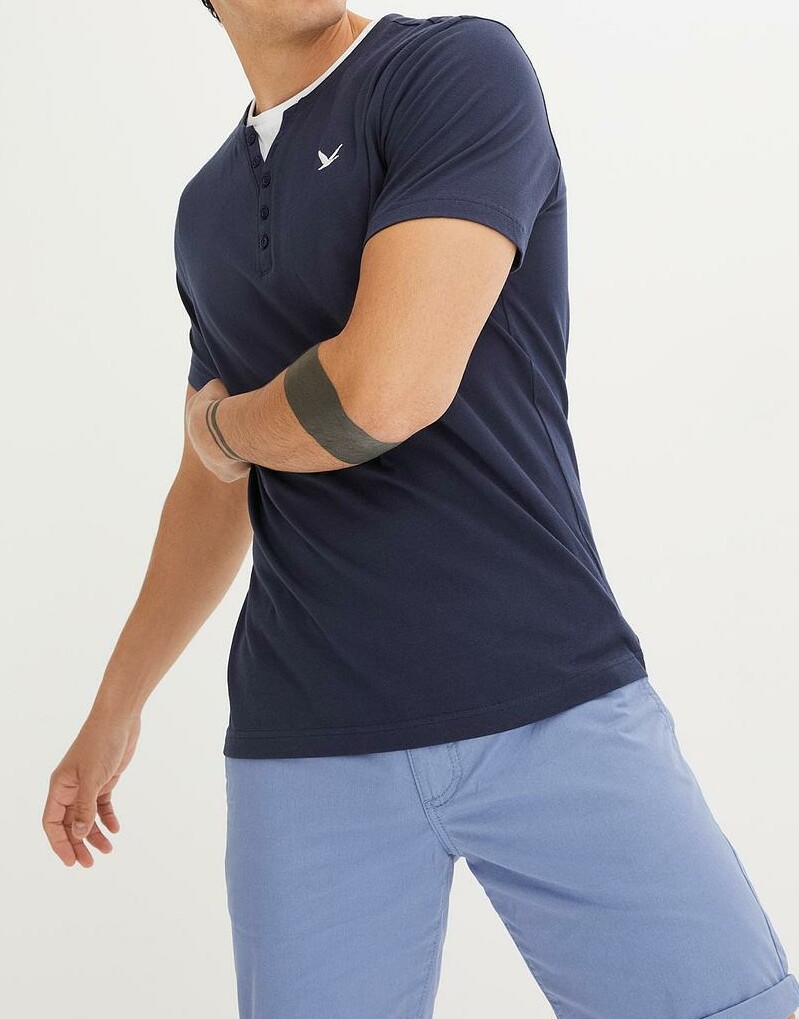 BAWEŁNIANY T-SHIRT MĘSKI