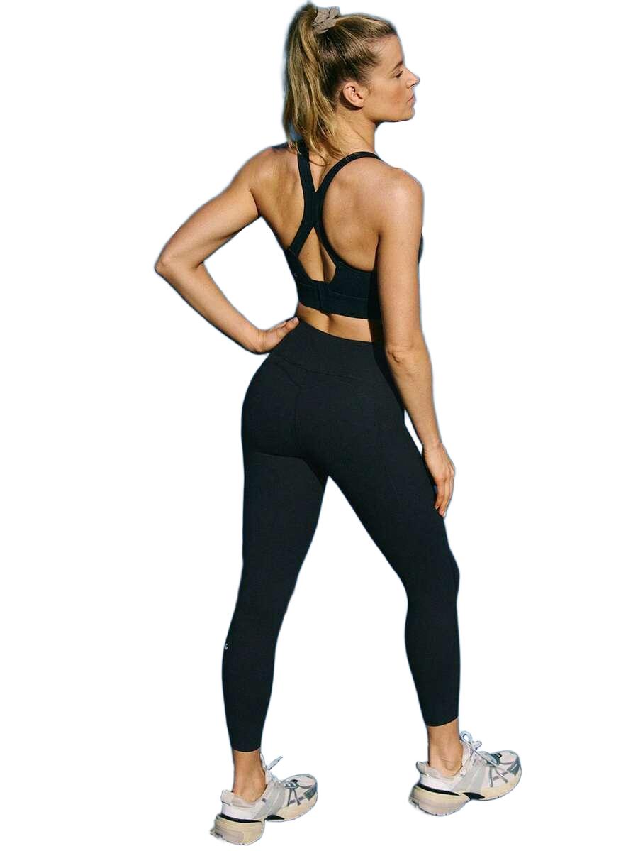 CZARNE LEGGINSY WYSOKI STAN