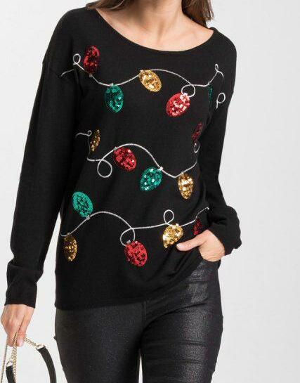 SWETER ŚWIĄTECZNY Z WZOREM