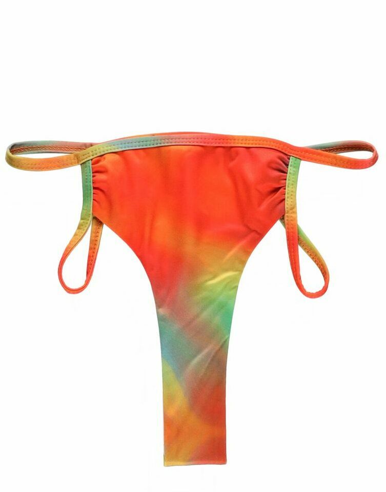 DÓŁ OD BIKINI print marszczenia