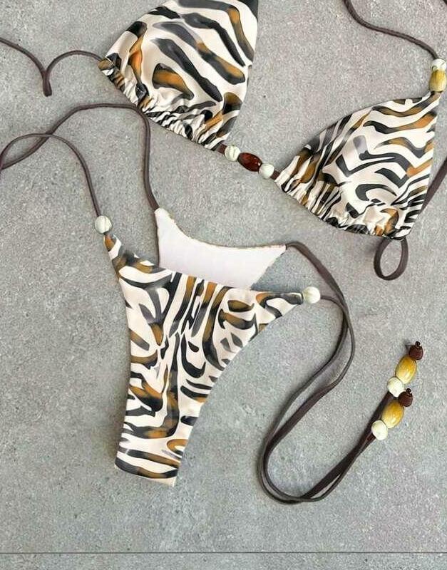 DÓŁ OD BIKINI ANIMAL PRINT