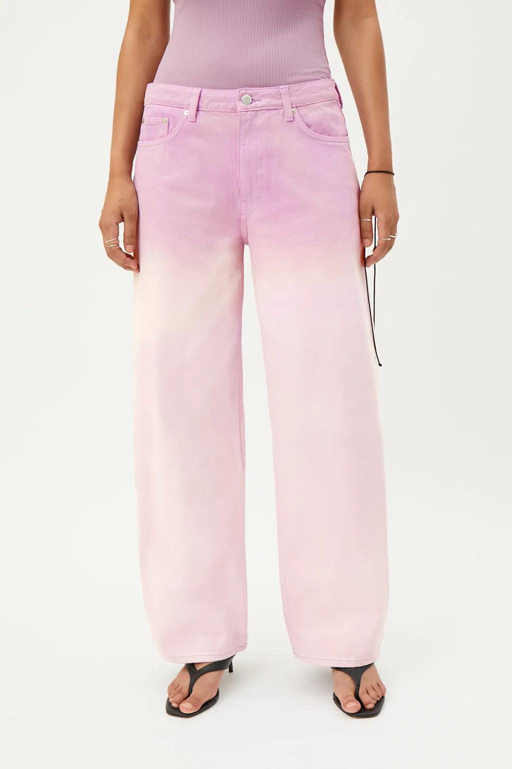 SPODNIE JEANS OMBRE