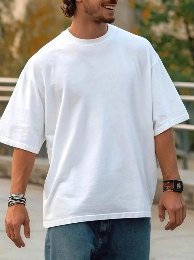 BIAŁY T-SHIRT BASIC