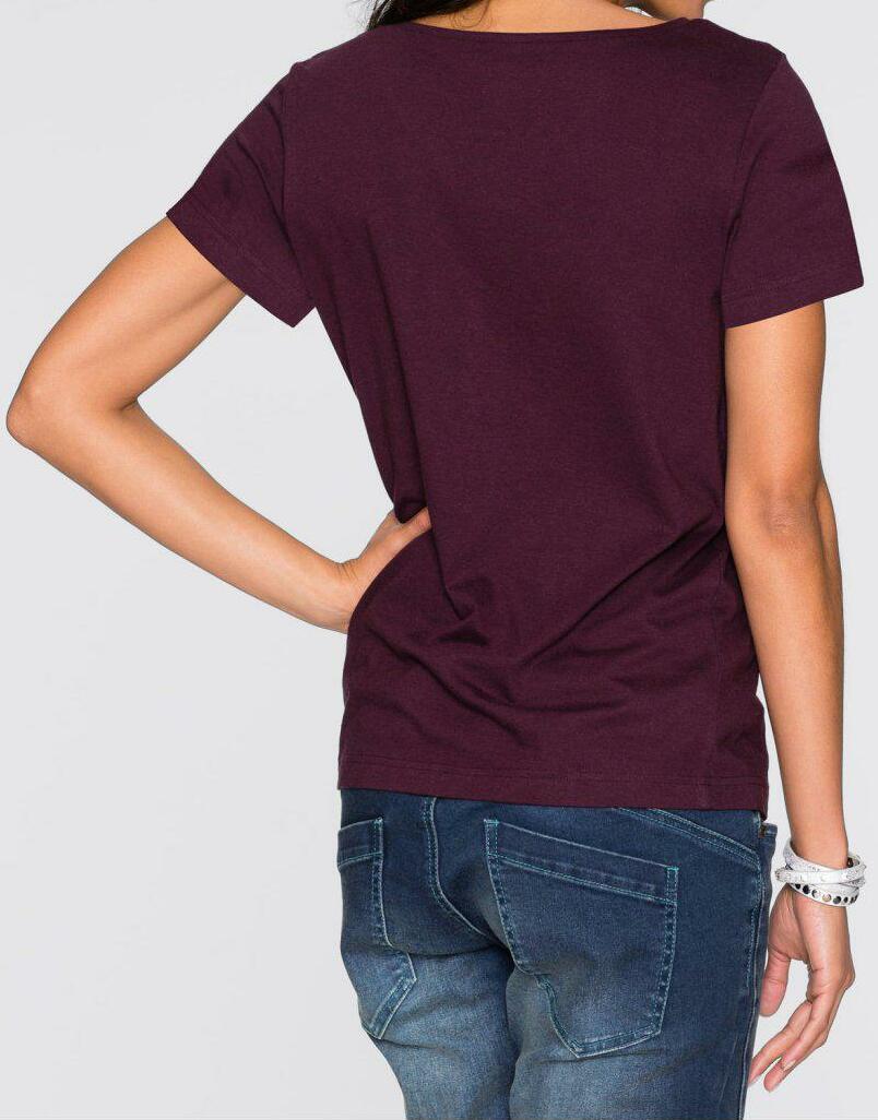 T-SHIRT BAWEŁNIANY DAMSKI