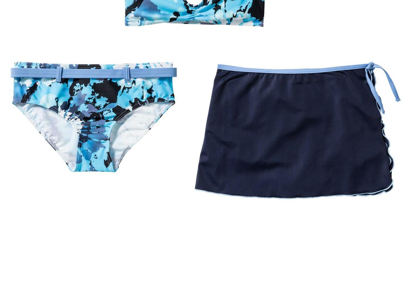 dół od bikini pareo komplet