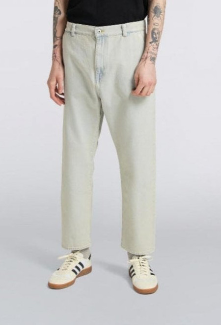 NIEBIESKIE SPODNIE JEANS WASH EFFECT