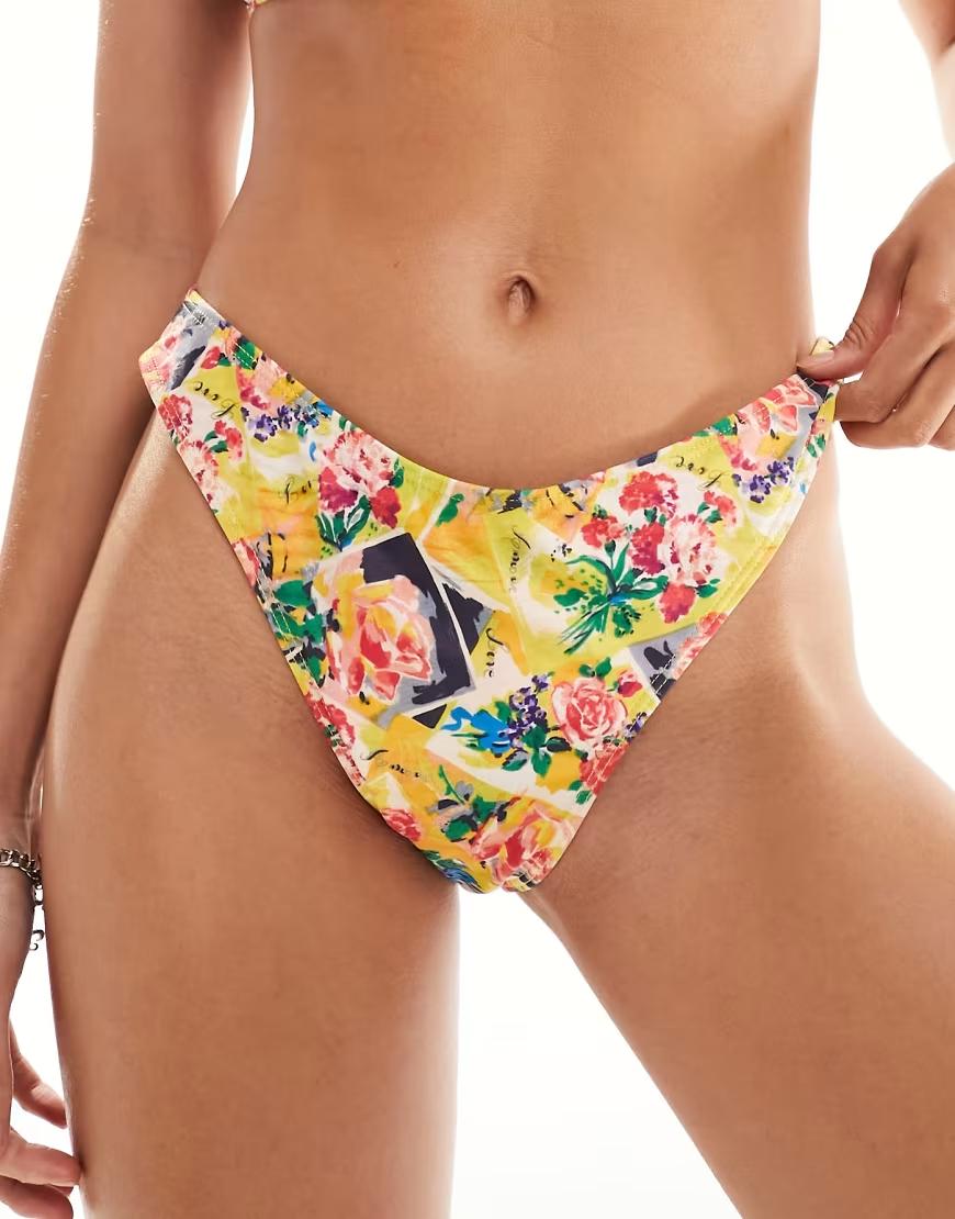 DÓŁ OD BIKINI kwiaty