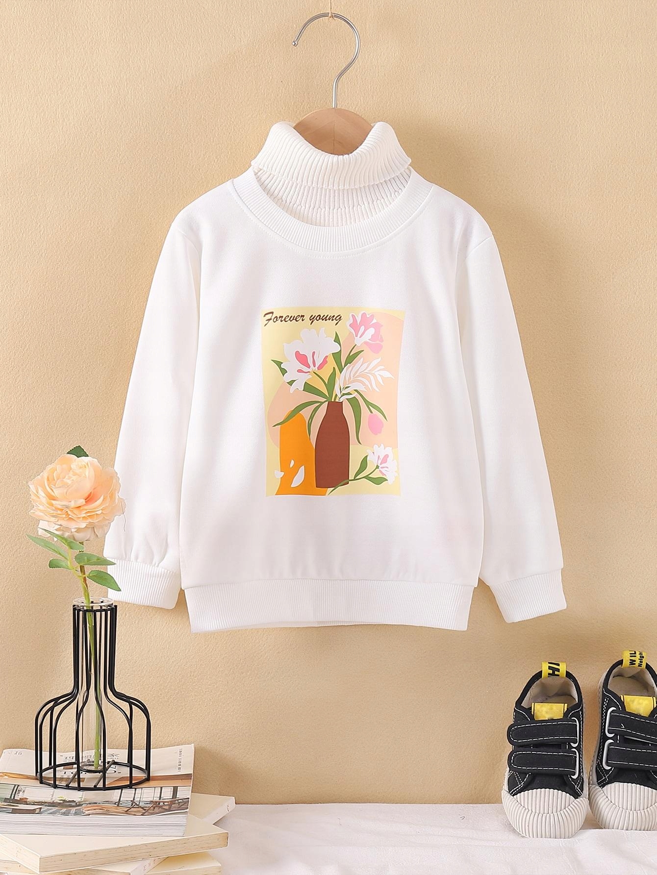 BIAŁA BLUZA PRINT