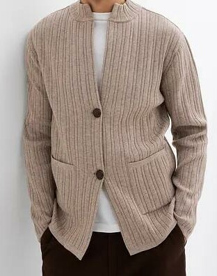 SWETER MĘSKI ROZPINANY PLUS SIZE