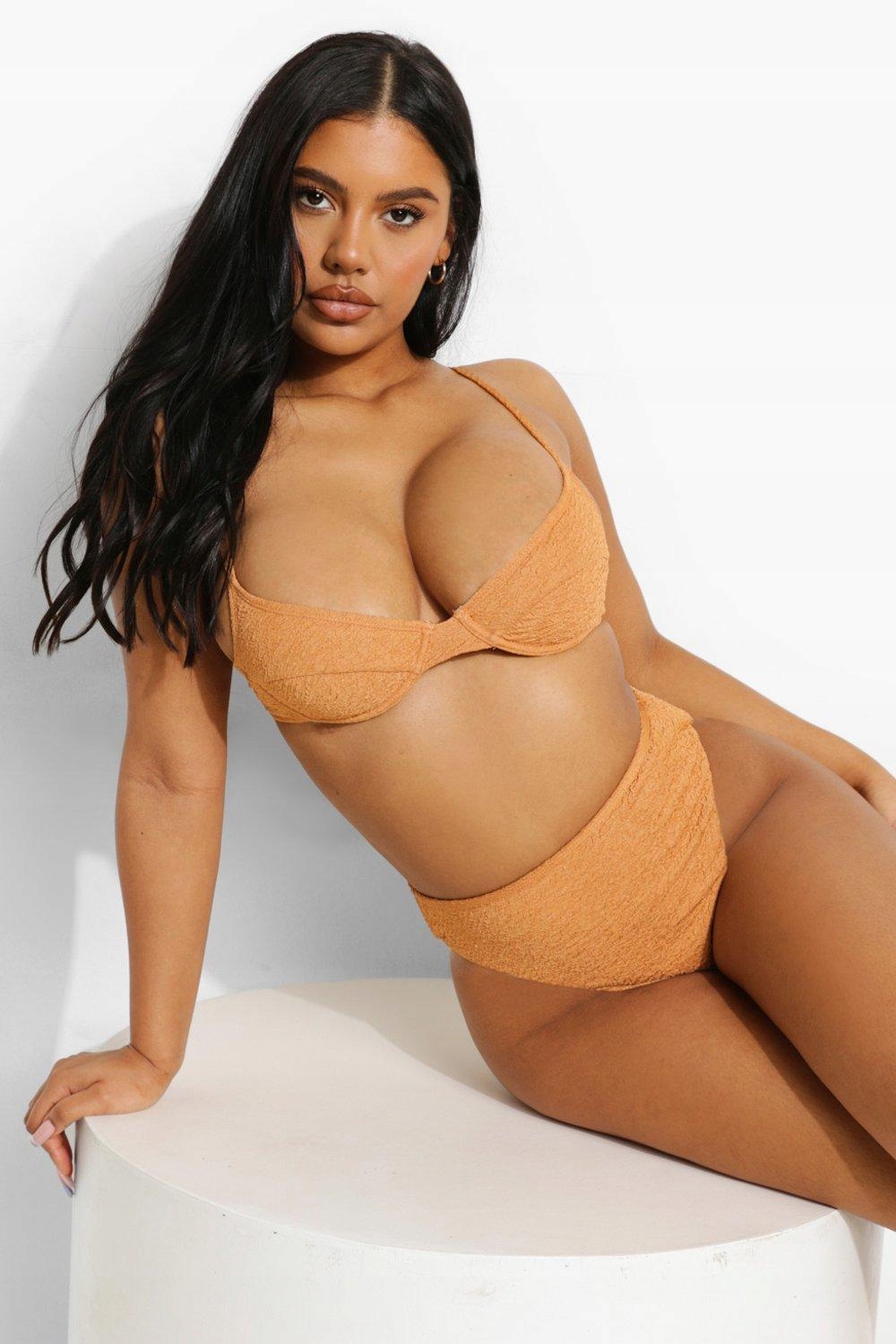 pomarańczowy dół od bikini