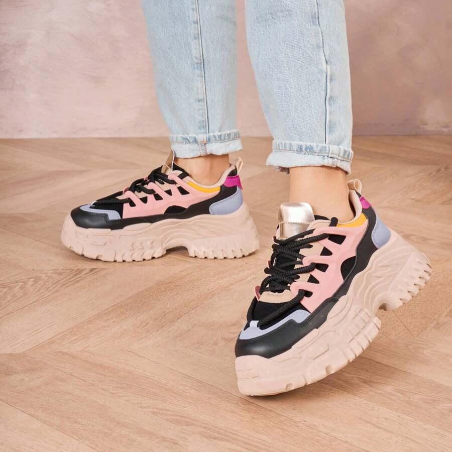WIELOKOLOROWE BUTY WIĄZANIE 