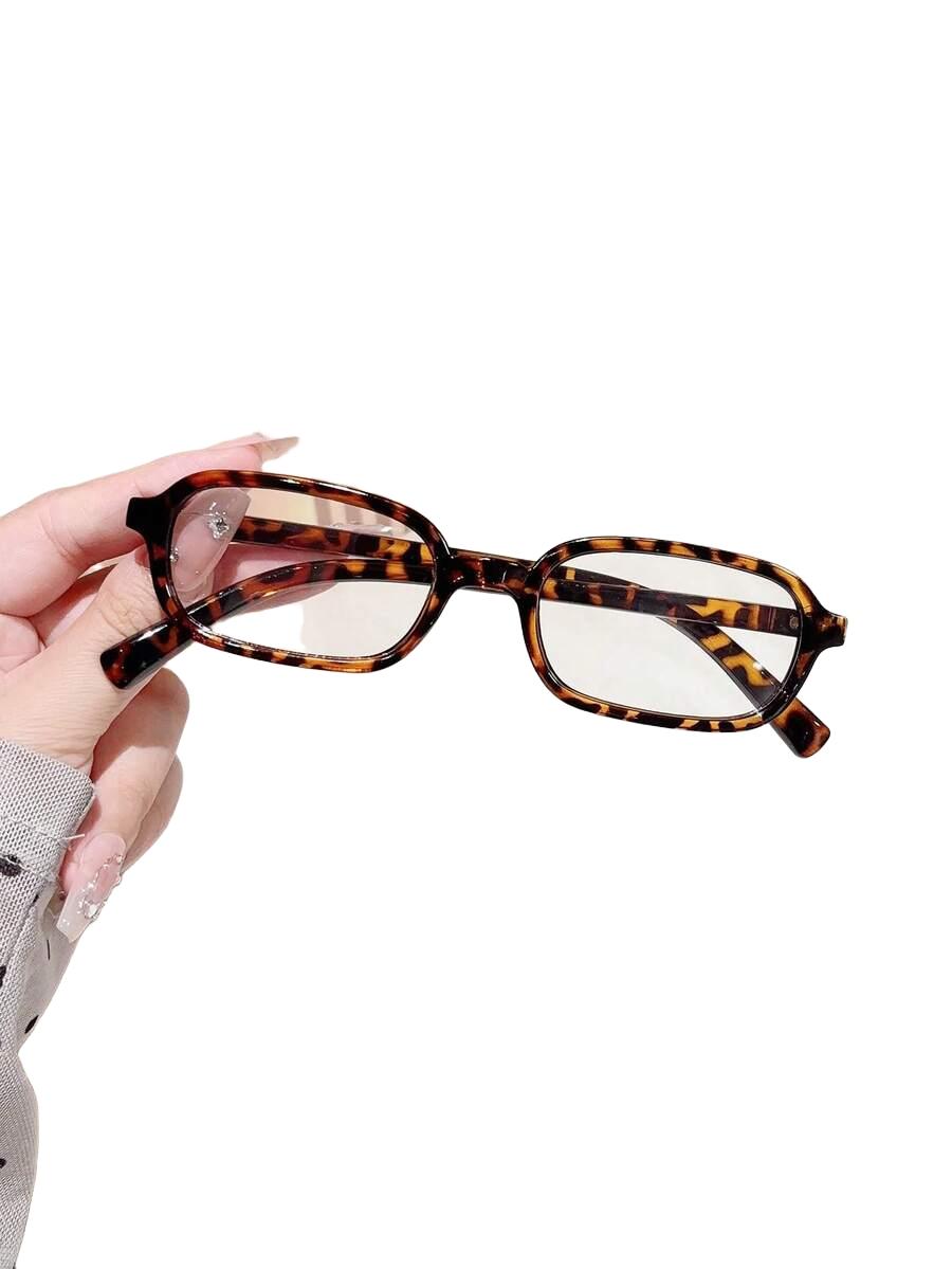 okulary zerówki animal print