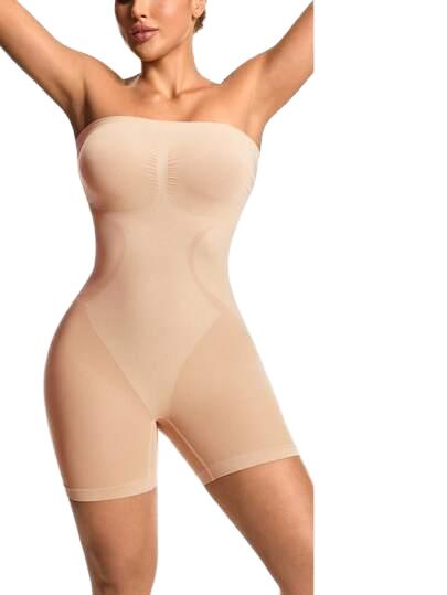beżowe body wyszczuplające 