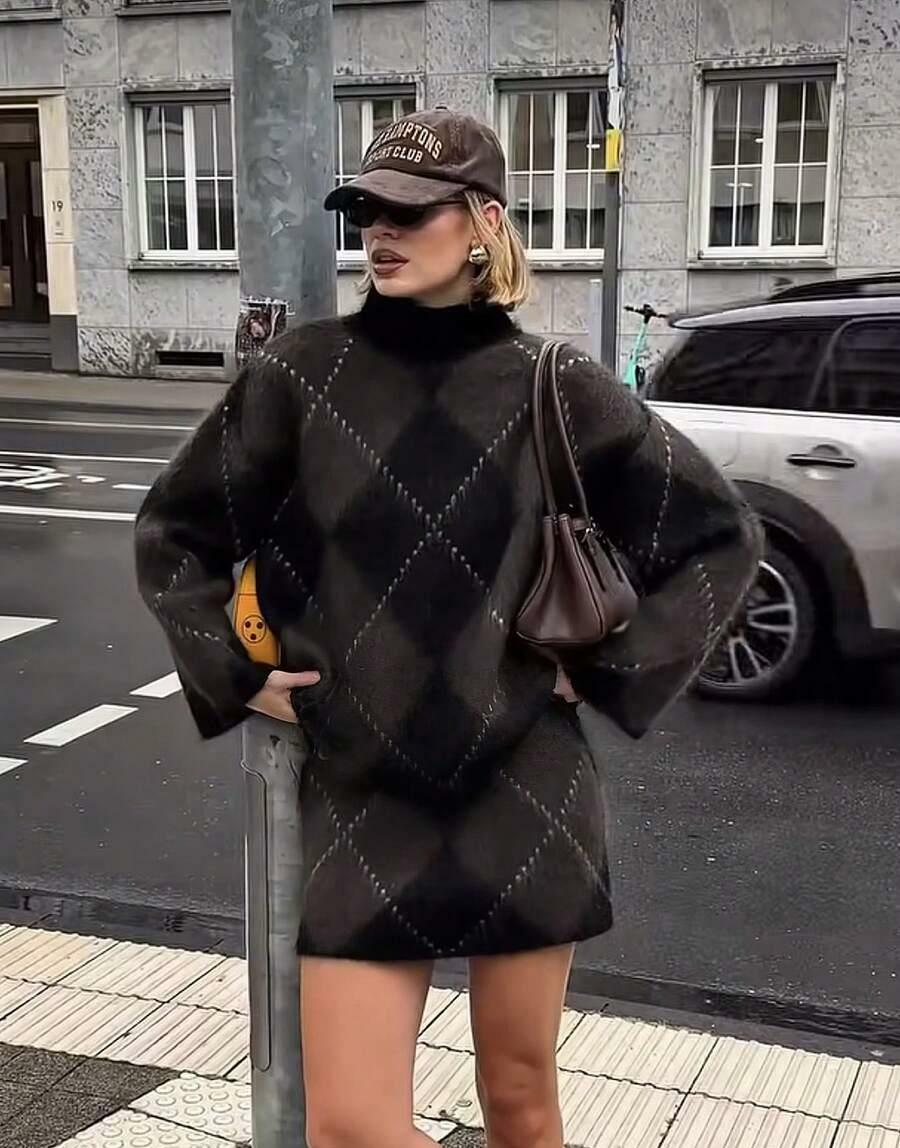 SWETER STÓJKA WZÓR 