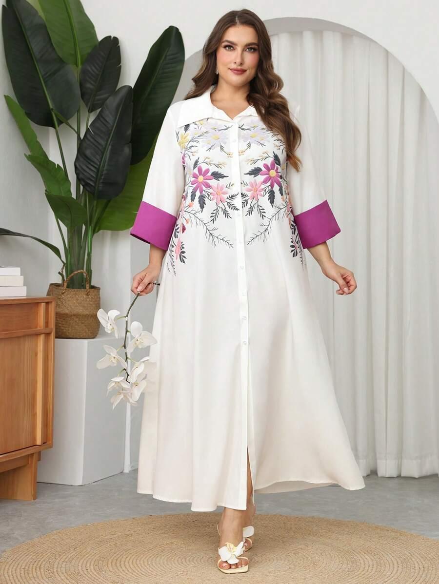 sukienka maxi kwiatowy print 