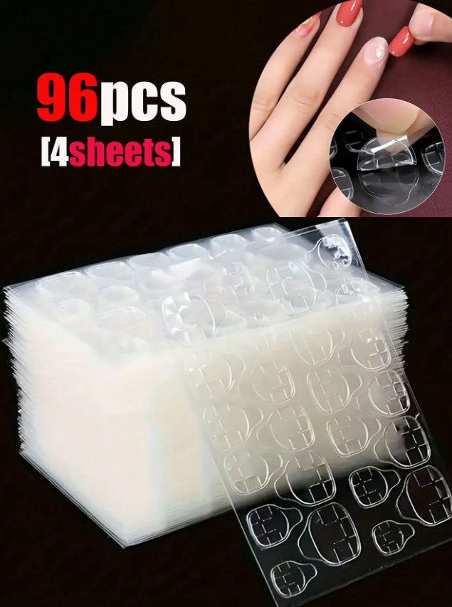 klej do paznokci naklejki 96 szt