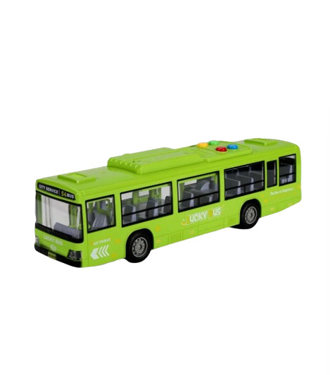 zielony autobus zabawka