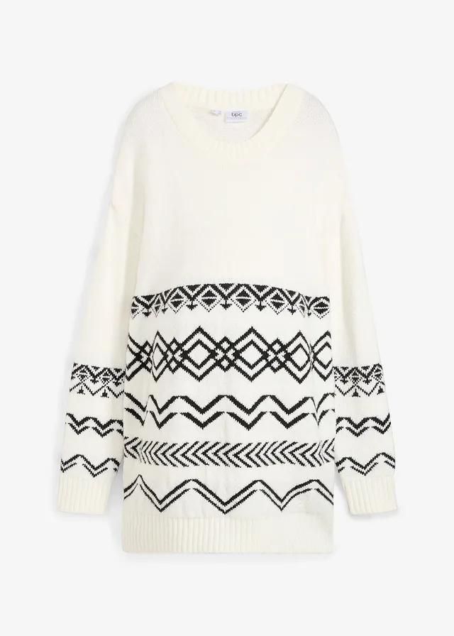 SWETER DAMSKI BAWEŁNIANY OKRĄGŁY DEKOLT