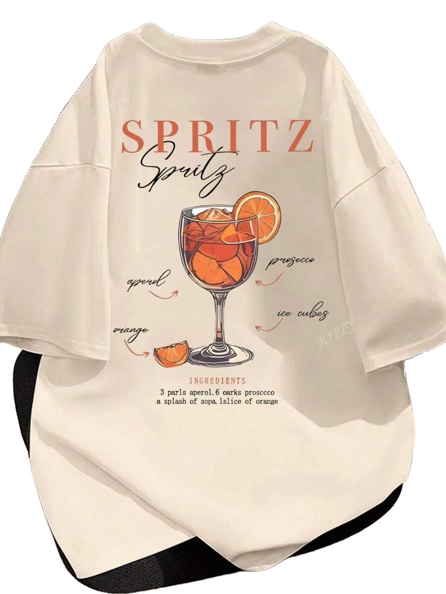 T-SHIRT Z NADRUKIEM 