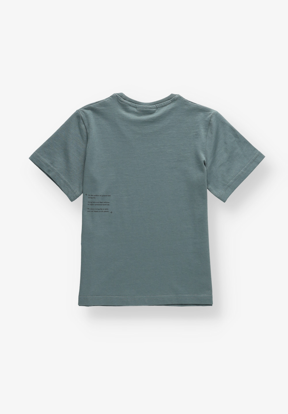 ZIELONY T-SHIRT NADRUK 3850023-16025