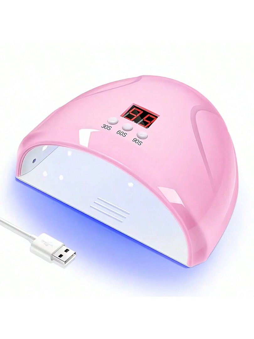 różowa lampa uv led do paznokci