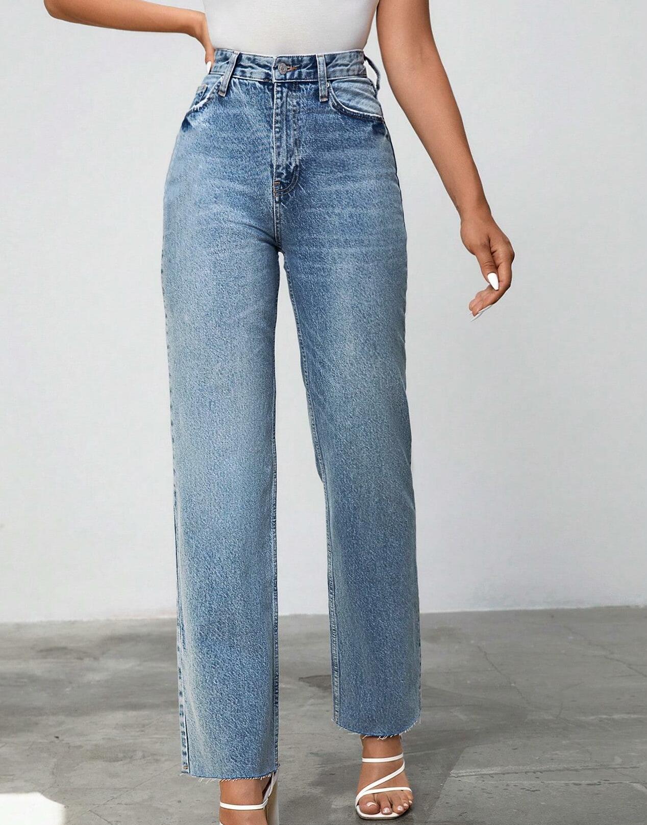 NIEBIESKIE SPODNIE JEANS
