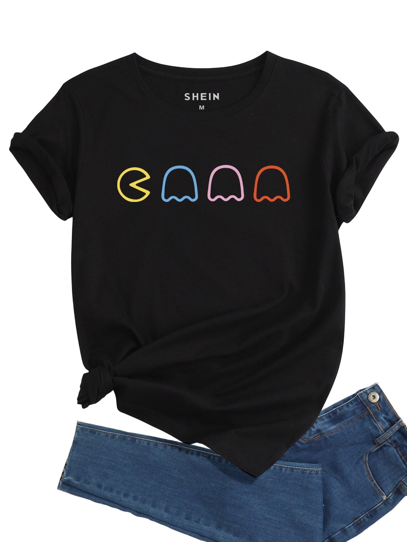 T-SHIRT Z NADRUKIEM