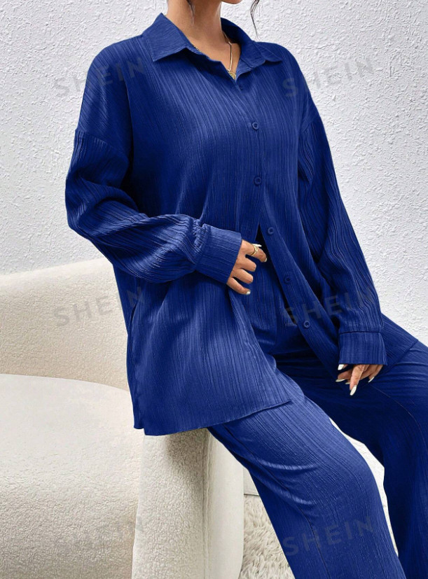 NIEBIESKIE SPODNIE CASUAL