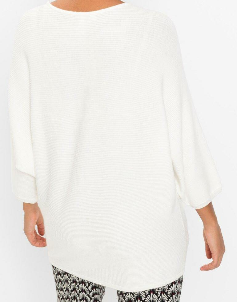 BIAŁY SWETER OVERSIZE