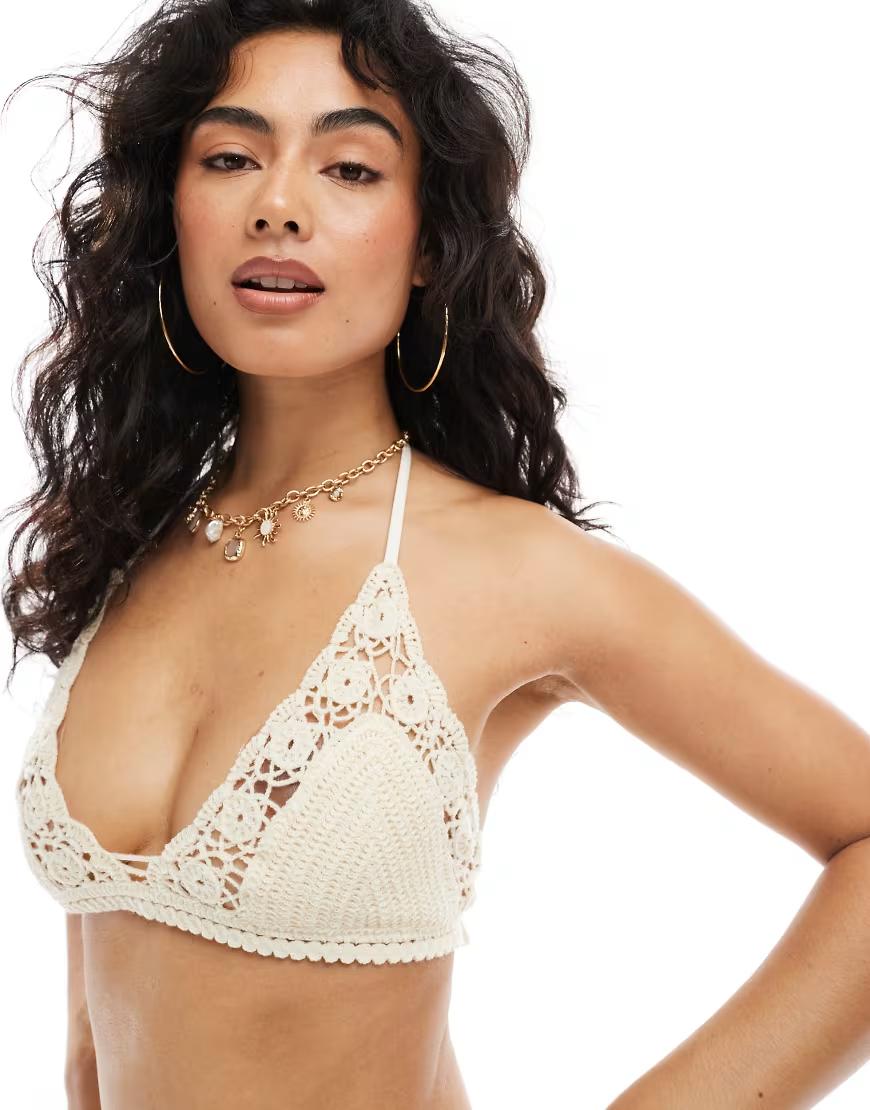 beżowa góra od bikini