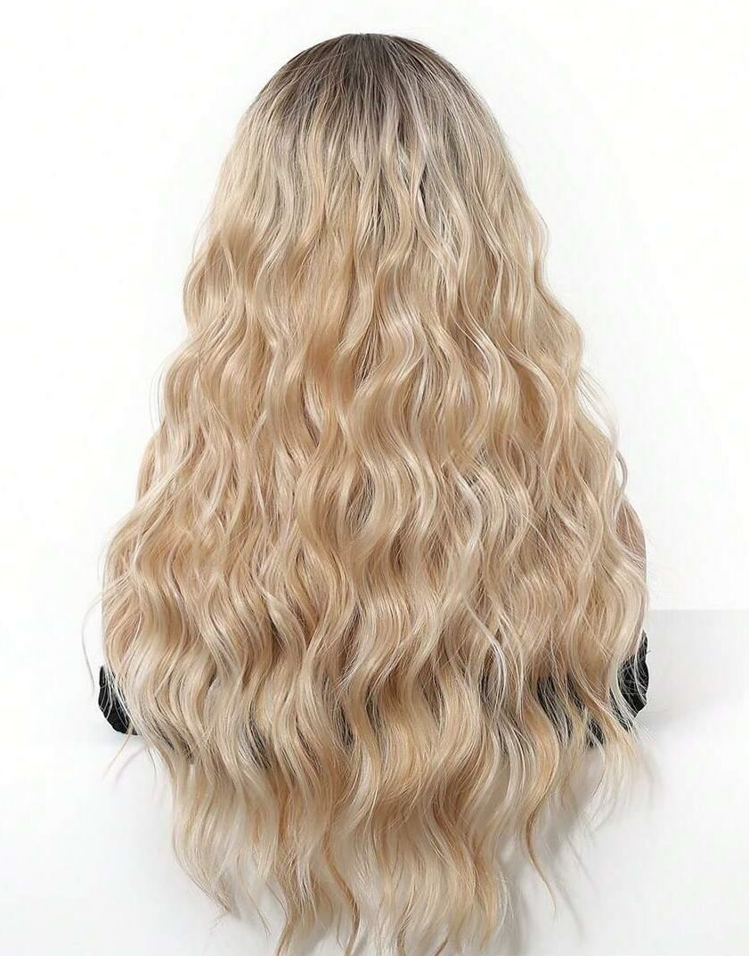 blond włosy peruka