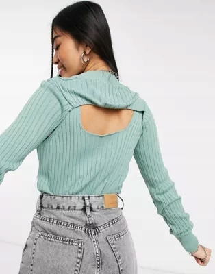 BLUZKA DAMSKA ZIELONA PRĄŻKI CASUAL 46 3XL 1AAL