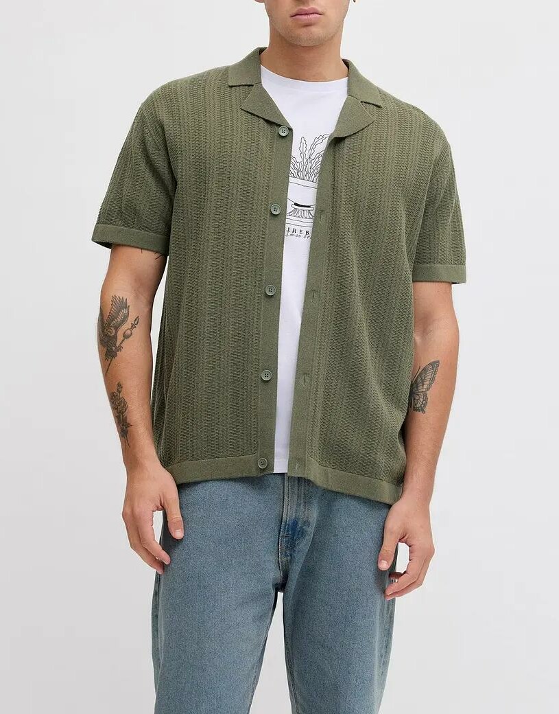 DZIANINOWA KOSZULKA POLO