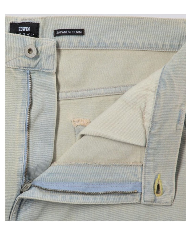 NIEBIESKIE SPODNIE JEANS WASH EFFECT