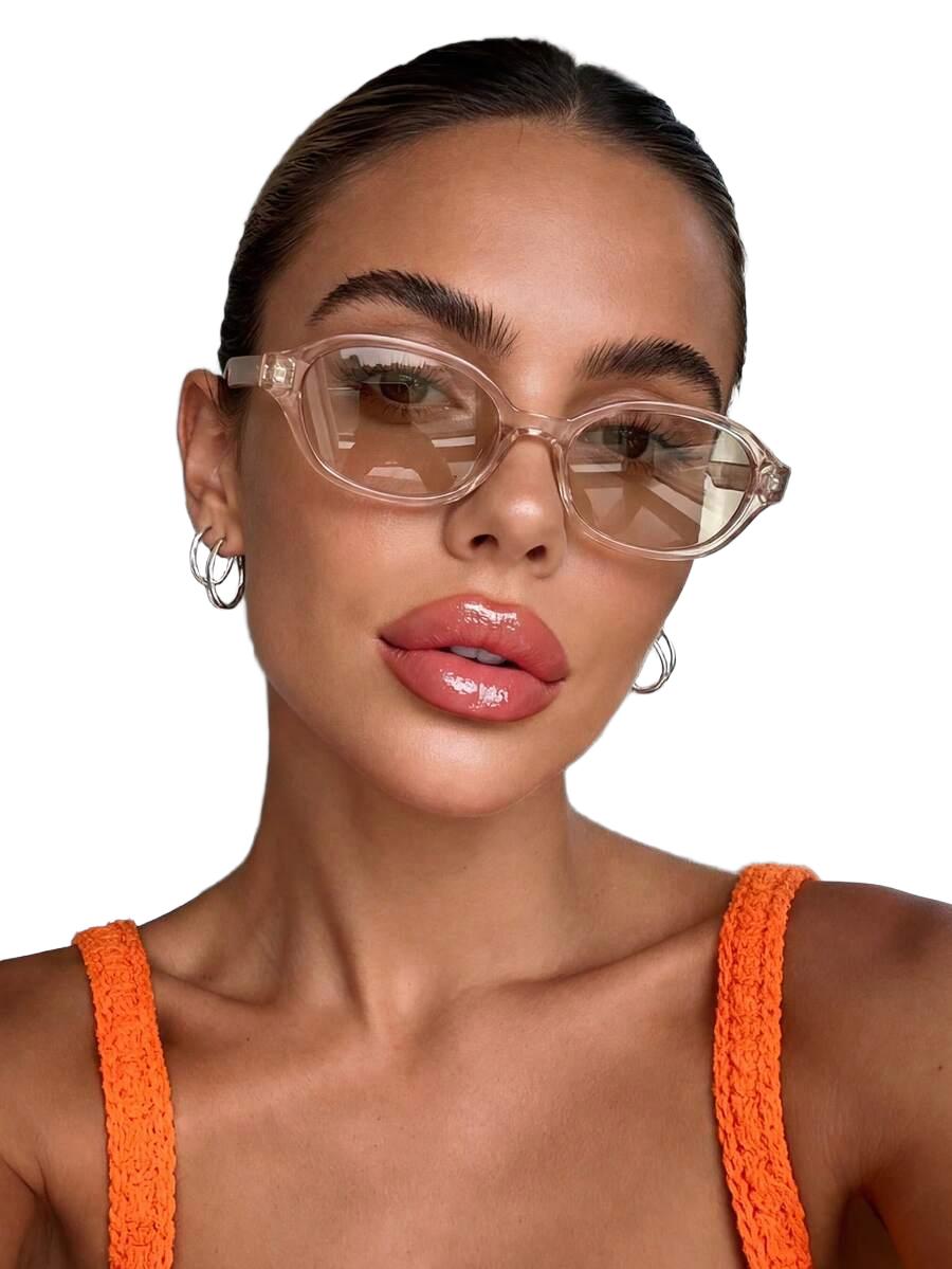 beżowe Okulary przeciwsłoneczne