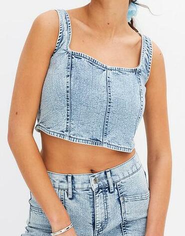 TOP JEANSOWY DAMSKI
