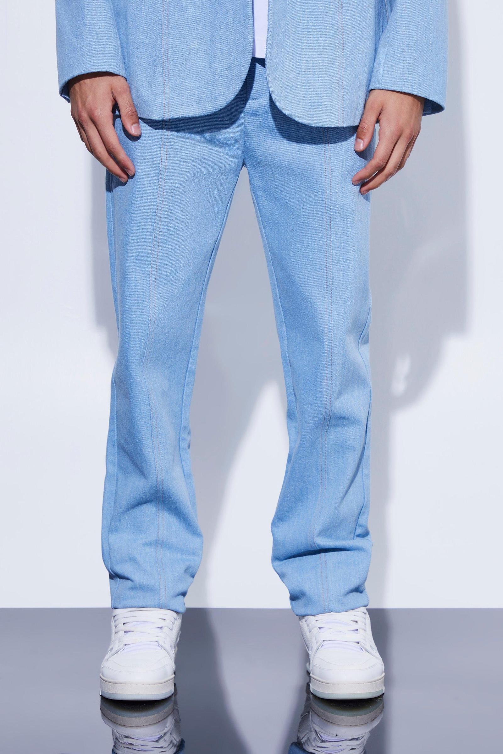 NIEBIESKIE SPODNIE JEANS