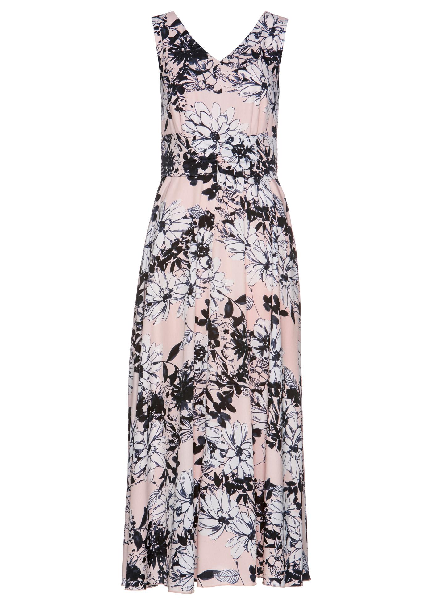 SUKIENKA MAXI W KWIATY