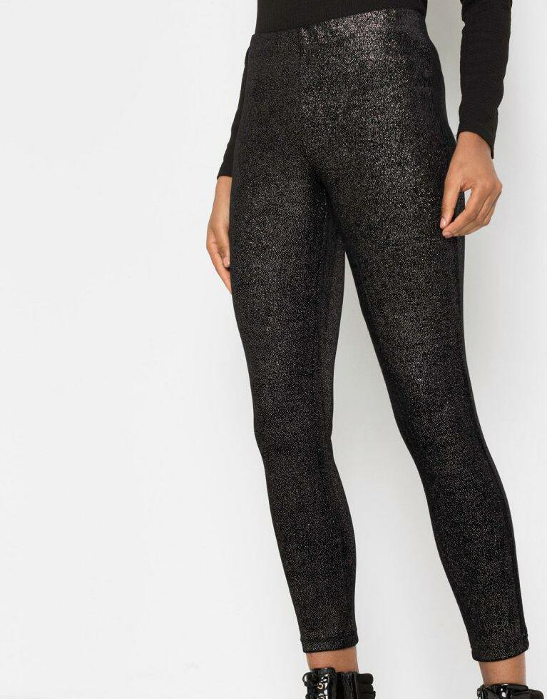 DAMSKIE BŁYSZCZĄCE  LEGGINSY