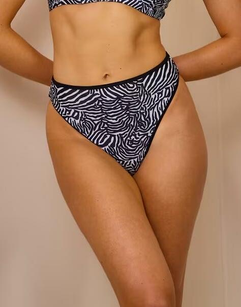 DÓŁ OD BIKINI ZEBRA 