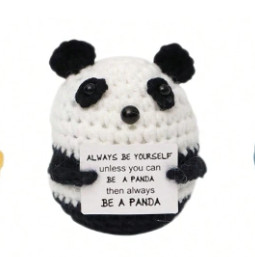 szydełkowany miś panda