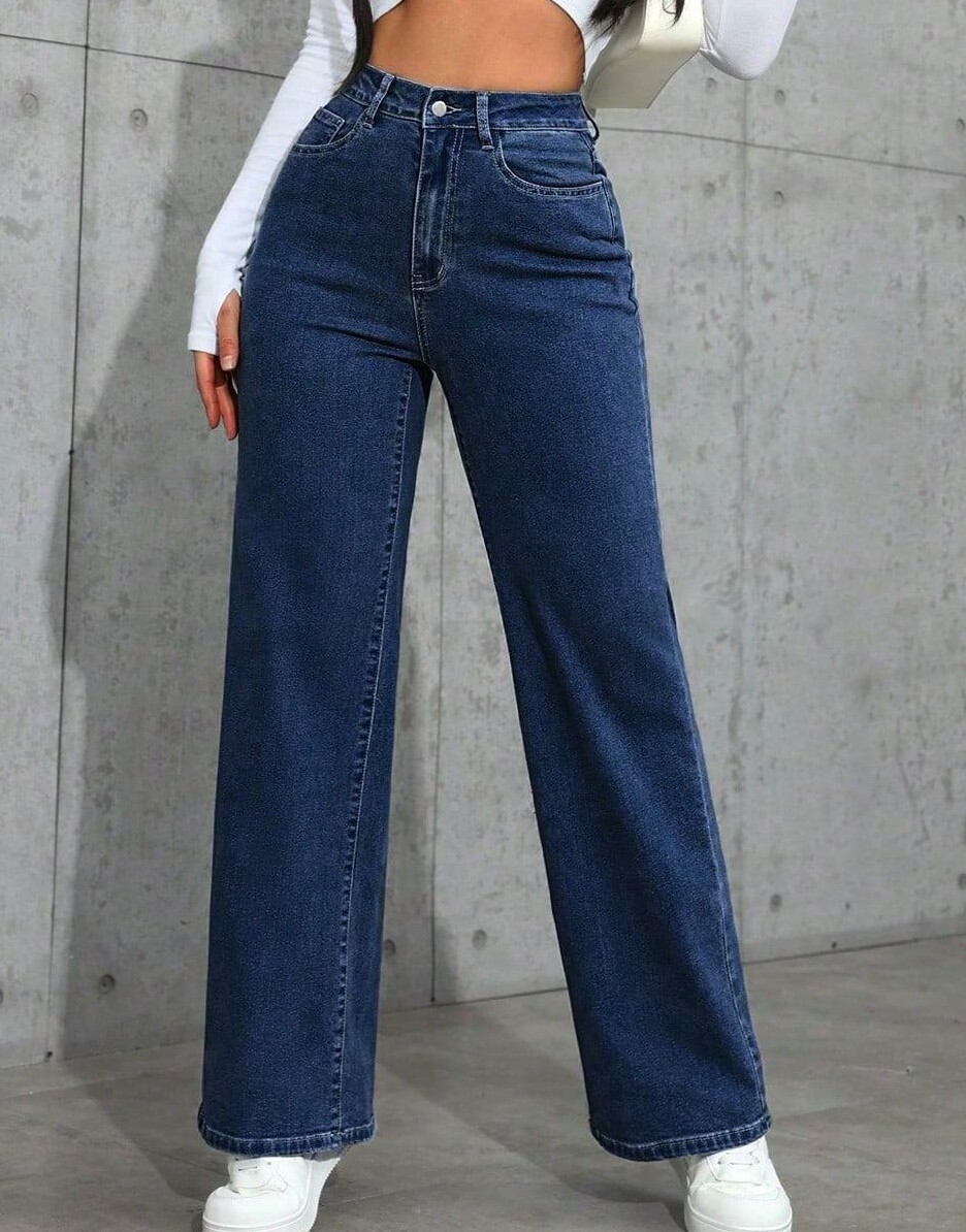 spodnie jeans prosta nogawka