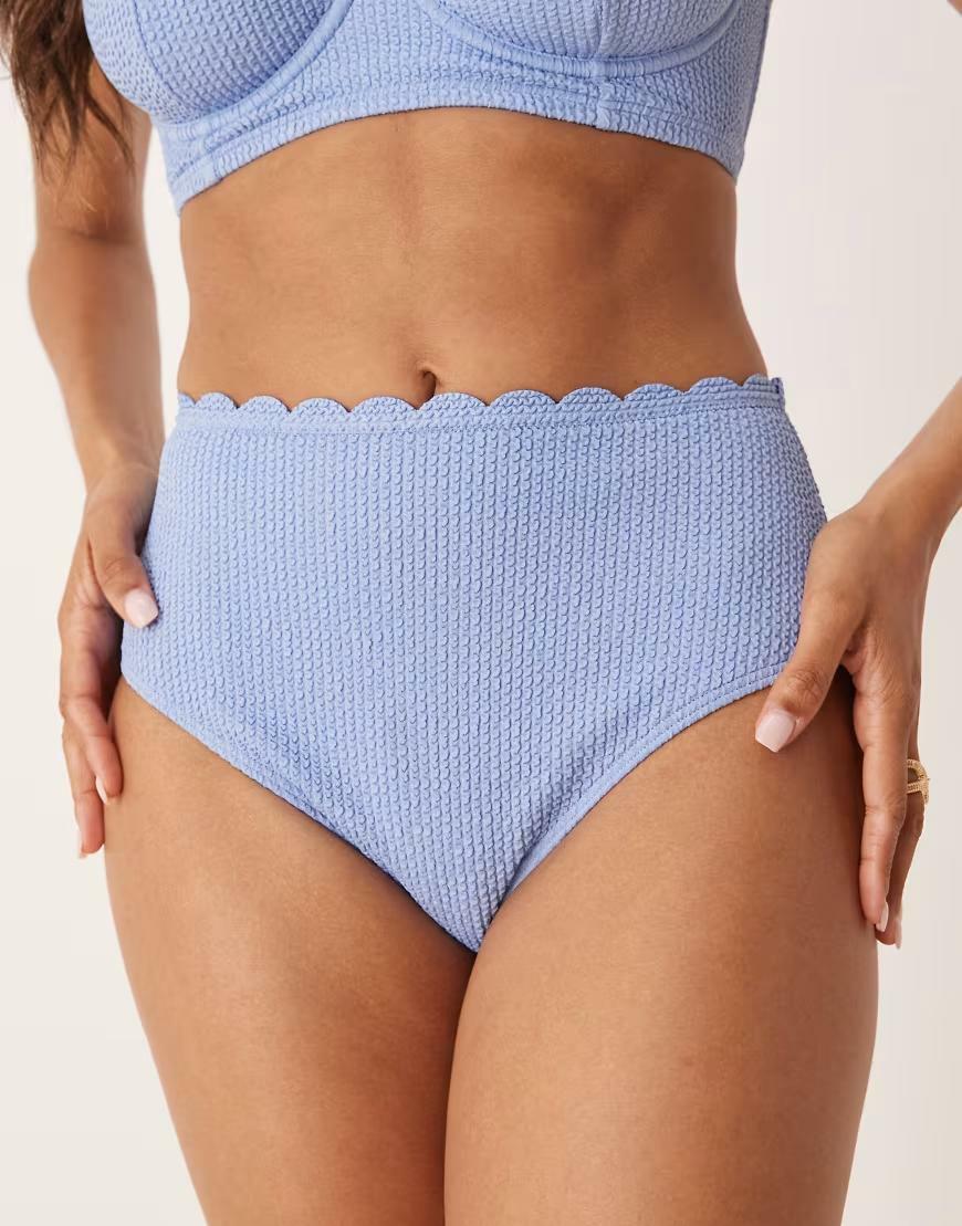 NIEBIESKI DÓŁ OD BIKINI TEKSTURA 