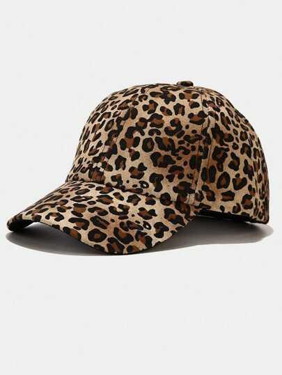 czapka z daszkiem animal print