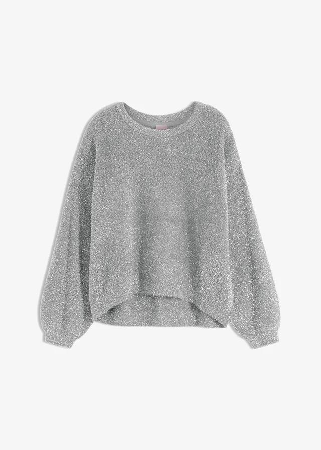 SWETER Z LUREKSOWĄ NITKĄ