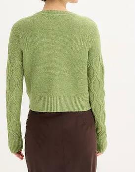 SWETER Z GRUBEJ DZIANINY